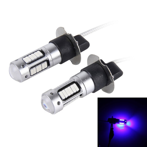 2 PCS H3 10W 30 SMD-4014 LEDs Car Fog Light, DC 12V, H3 (Red Light), H3 (White Light), H3 (Blue Light), H3 (Pink Light), H3 (Ice Blue Light), H3 (Orange Light)