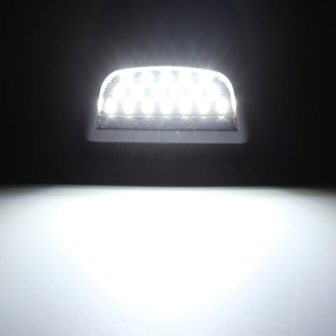 2 PCS DC 12V 3W 150LM 6000K LED License Plate Light 18LEDs SMD-4014 Bulbs Lamps for Chevrolet, For Chevrolet
