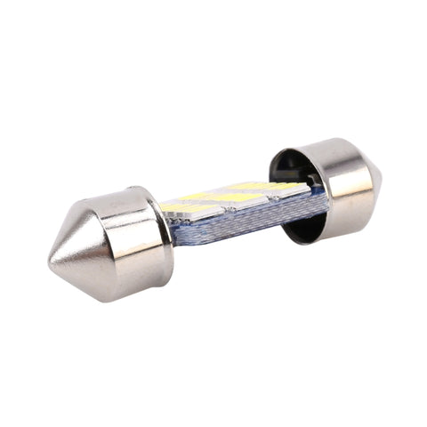 2 PCS 31mm DC12V / 1W / 6000K / 65LM 21LEDs SMD-3014 Car License Plate Light / Dome Light, with Decoder, 1W  31mm