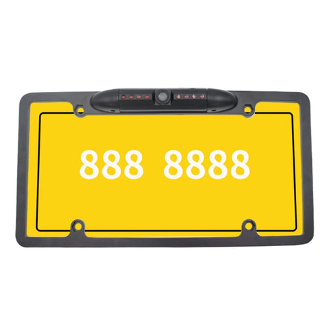 PZ422 America Car License Plate Frame 120 Degree Rear View Camera, PZ422