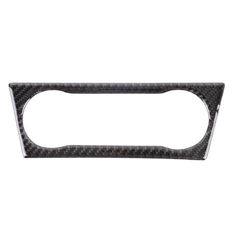 Car Carbon Fiber Air Conditioning Knob Sound Control Panel Decorative Sticker for Mercedes-Benz GLA 2015-2018, Air Conditioning Knob Sound Control Panel