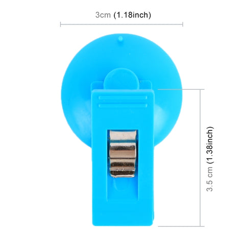 2 PCS Car Windshield Multi-functional Suction Cup Clip, Random Color Delivery, Suction Cup Clip