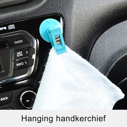 2 PCS Car Windshield Multi-functional Suction Cup Clip, Random Color Delivery, Suction Cup Clip
