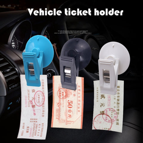 2 PCS Car Windshield Multi-functional Suction Cup Clip, Random Color Delivery, Suction Cup Clip