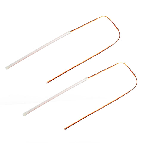 2 PCS 30cm DC12V 3.2W Ultra-thin Car Auto Double Colors Turn Lights / Running Lights (Turn Lights: Yellow Light; Running Lights: White Light), 30cm DC12V 3.2W