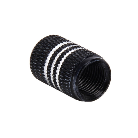 4PCS Metal Plated Circular Shape Universal Tire Valve Stem Cap With White Diamond, Circular Shape