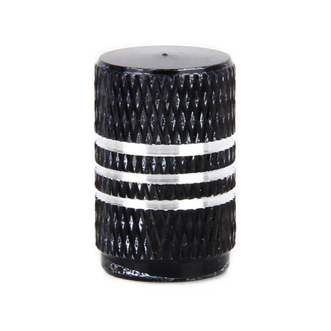 4PCS Metal Plated Circular Shape Universal Tire Valve Stem Cap With White Diamond, Circular Shape