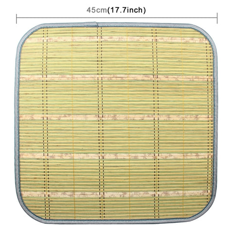 Car Auto Cooling Bamboo Seat Cushion Pad Mat for Family Office Car(Random Color Delivery), Bamboo Seat Cushion