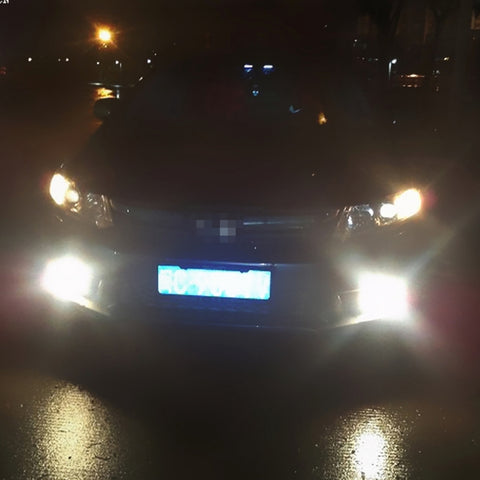 H16 7W 420LM 6000K Car Fog Lights with 42 SMD-3528 LED  Lamps, DC 12V, H16