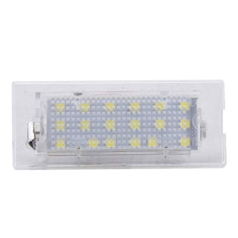 2 PCS License Plate Light with 18  SMD-3528 Lamps for BMW E53(X5),2W 120LM,6000K, DC12V (White Light), For BMW E53