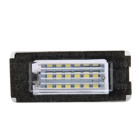 2 PCS License Plate Light with 18  SMD-3528 Lamps for BMW MINI R56,2W 120LM,6000K, DC12V (White Light), For BMW MINI R56