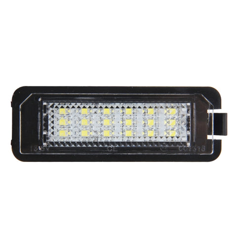 2 PCS License Plate Light with 18  SMD-3528 Lamps for Volkswagen,2W 120LM,6000K, DC12V(White Light), For Volkswagen1