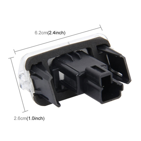 2 PCS License Plate Light with 18  SMD-3528 Lamps for Toyota,2W 120LM,6000K, DC12V(White Light), For Toyota1
