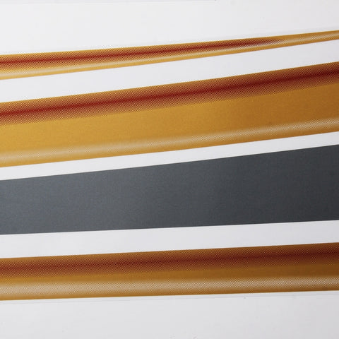 5 PCS SUV Body Decorative Strip Brand Car Streamline Shining Sticker for Toyota Prado4000 2011 Version, For 2011 Version Prado 4000