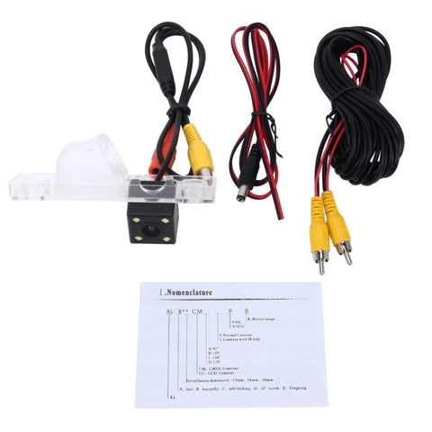 656x492 Effective Pixel  NTSC 60HZ CMOS II Waterproof Car Rear View Backup Camera With 4 LED Lamps for Chevrolet 2012/2015 Version Cruze 2015/2016 Version Captiva, For Chevrolet Cruze 2012/2015 Version