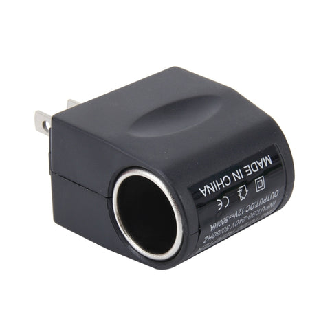 6W Vehicle Power Inverters 220V AC/DC to 12V DC with Car Cigarette Lighter Socket Adapter Converter Vehicle Amplifier Power Output: DC 12V 500mA(US Plug), 12V 500mA(US Plug)