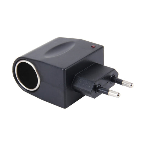 6W Vehicle Power Inverters 220V AC/DC to 12V DC with Car Cigarette Lighter Socket Adapter Converter Vehicle Amplifier Power Output: DC 12V 500mA(EU Plug), 12V 500mA(EU Plug)