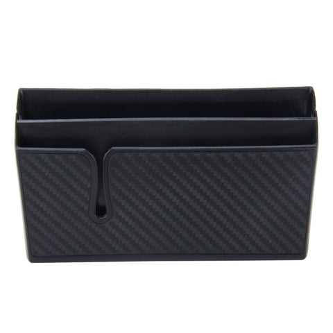 Car EVA Carrying Organizer Storage Double-layer Sticker Bag for Phone Coin Key and Other Small Items(Big Size), Big Size