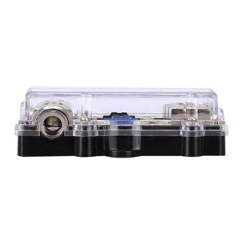 Car Auto 60A 1 in 3 Ways Glass Fuse Holder Blade Fuse Holder for Car Audio Amplifier, 1 in 3