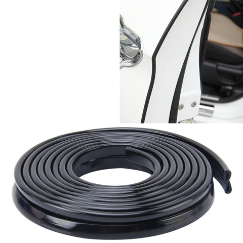5.6m Car Decorative Strip Rubber Chrome Decoration Strip Door Seal Window Seal, 5.6m Red, 5.6m Transparent, 5.6m Black