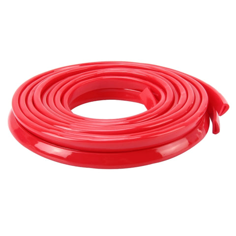 5.6m Car Decorative Strip Rubber Chrome Decoration Strip Door Seal Window Seal, 5.6m Red, 5.6m Transparent, 5.6m Black