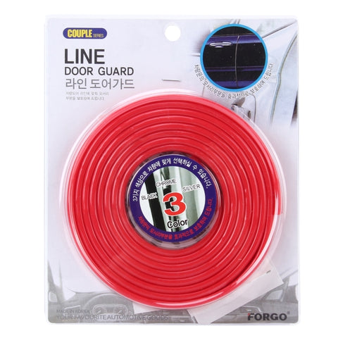 5.6m Car Decorative Strip Rubber Chrome Decoration Strip Door Seal Window Seal, 5.6m Red, 5.6m Transparent, 5.6m Black