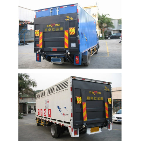 2 PCS Car Auto 56cm × 13cm Rear Warning Sign Sticker For Truck and Van, 56cm × 13cm