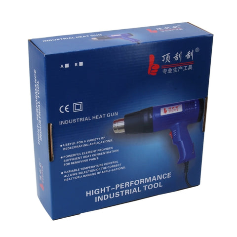 DINGGUAGUA 1800W Industrial Heavy Duty Professional Adjustable Temperature Heat Air Gun Tool, 50  to 650 Degrees US Plug