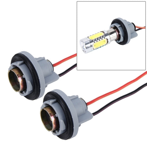 2 PCS Car Auto LED Bulb Socket Holder (No Including Light), H7, H8/H11, T10, 1156, 1157, 7440, 7443, 9005, 9006, H1/H3, H4