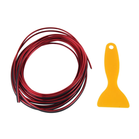 5m Flexible Trim For DIY Automobile Car Interior Exterior Moulding Trim Decorative Line Strip with Film Scraper