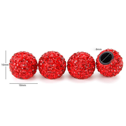 4 PCS Gas Cap Mouthpiece Cover Gas Cap Tire Cap Car Tire Valve Caps
