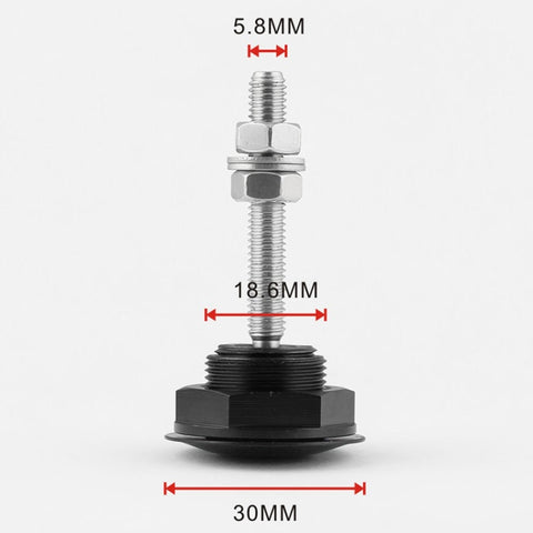 Car Mini Stainless Steel Quick-pins Push Button Billet Hood Pins Lock Clip Kit, Mini Stainless Steel (Black), Mini Stainless Steel (Silver)