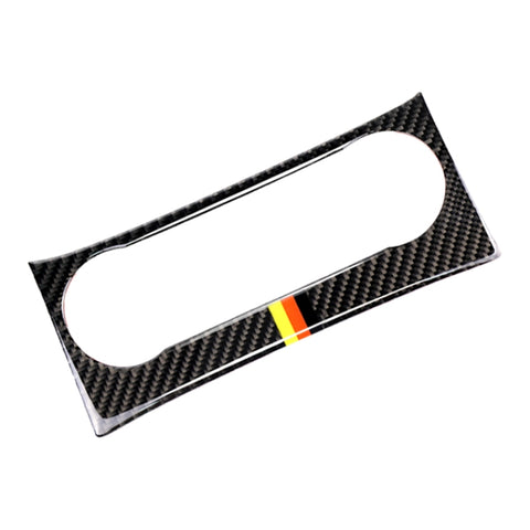 Car German Flag Carbon Fiber Air Conditioning Knob Control Panel Decorative Sticker for Mercedes-Benz W204 C Class 2011-2013, Air Conditioning Knob