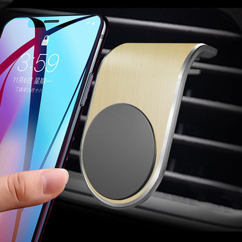 Car Metal Magnetic Air Outlet Mobile Phone Holder Bracket, Air Outlet Mobile Phone Holder