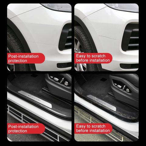 Universal Car Door Invisible Anti-collision Strip Protection Guards Trims Stickers Tape, Size: 2cm x 3m, Size: 2cm x 3m