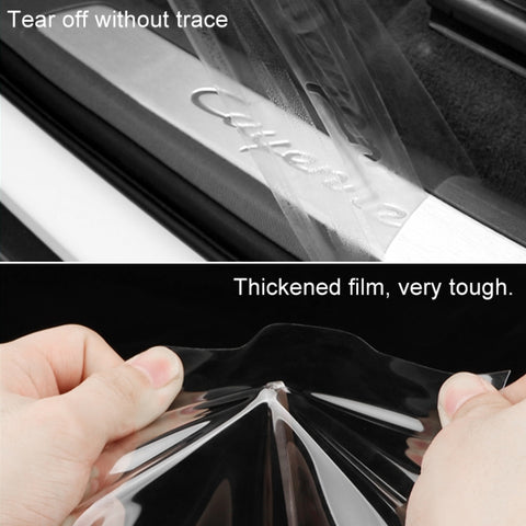 Universal Car Door Invisible Anti-collision Strip Protection Guards Trims Stickers Tape, Size: 7cm x 10m, Size: 7cm x 10m