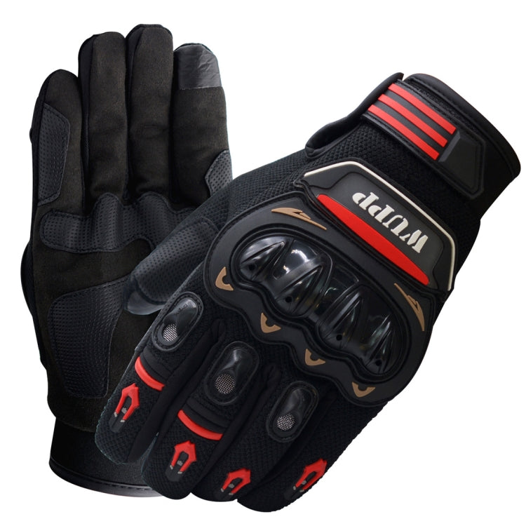 WUPP Motorcycle Gloves Touch Screen Waterproof Breathable Wearable Anti-skid Resistance Summer Winter Full-Finger Protective Gloves, Size: XXL, Size: XXL