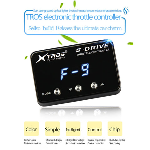 TROS KS-5Drive Potent Booster for Jeep Wrangler JL 2018-2019 Electronic Throttle Controller, For Jeep Wrangler JL