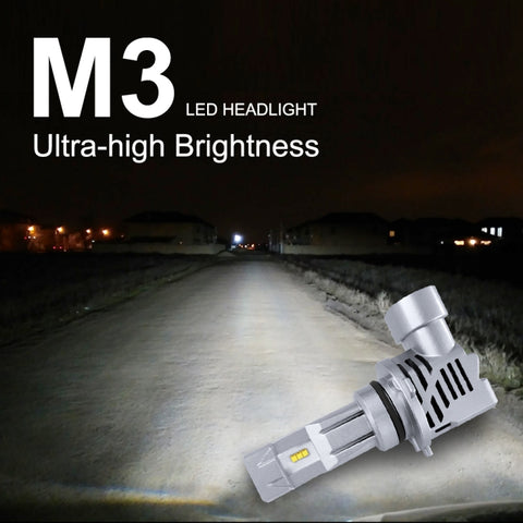 2 PCS M3 9006 / HB4 DC9-32V / 17W / 6500K / 2000LM IP68 Car LED Headlight Lamps, 9006 / HB4