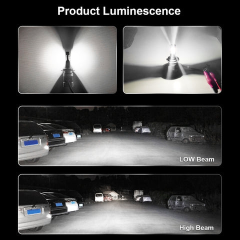 2 PCS M3 9006 / HB4 DC9-32V / 17W / 6500K / 2000LM IP68 Car LED Headlight Lamps, 9006 / HB4