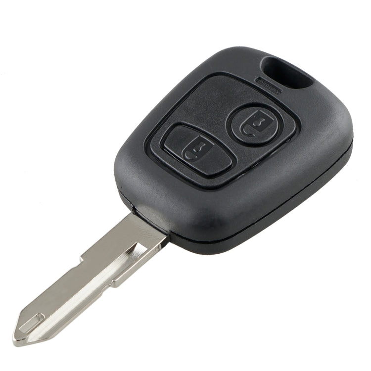 For PEUGEOT 206 2 Buttons Intelligent Remote Control Car Key with Integrated Chip & Battery, Frequency: 433MHz, For PEUGEOT 206