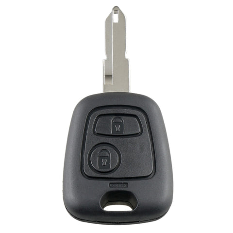 For PEUGEOT 206 2 Buttons Intelligent Remote Control Car Key with Integrated Chip & Battery, Frequency: 433MHz, For PEUGEOT 206