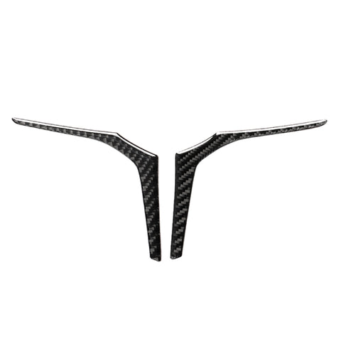 Car Carbon Fiber Steering Wheel Lower Panel Decorative Sticker for BMW G30(2018-2020) / G01(2018-2020) / G02(2019-2020), Steering Wheel Lower Panel