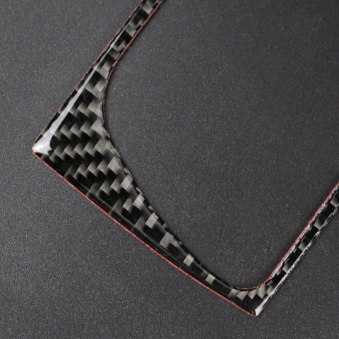 Car Carbon Fiber Air Conditioning Air Outlet Frame Decorative Sticker for Audi A4 B8 2009-2016 / A5 2008-2017 / Q5 2009-2017​, Left Drive, Air Outlet Frame