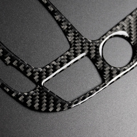 Car Carbon Fiber Gear Position Panel Decorative Sticker for Audi 2010-2018 Q5 / 2009-2016 A4L / 2009-2016 A5, Left Drive, Gear Position (C)