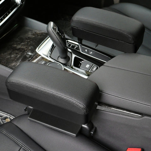 Universal Car PU Leather Wrapped Armrest Box Cushion Car Armrest Box Mat with Storage Box, 1pc(Black), 1pc (Black Red), 1pc(Black White), 1pc(Grey), 1pc(Beige), 1pc(Brown)