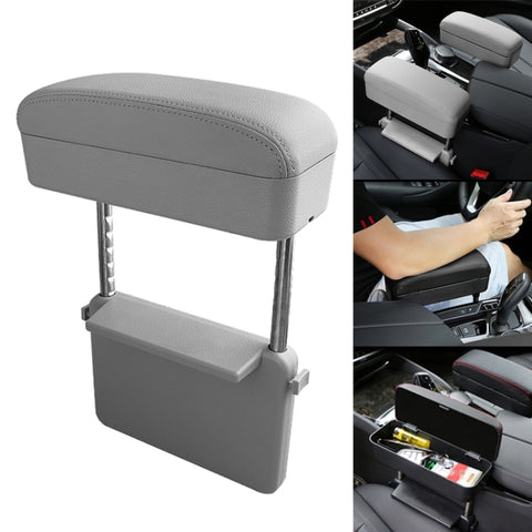 Universal Car PU Leather Wrapped Armrest Box Cushion Car Armrest Box Mat with Storage Box, 1pc(Black), 1pc (Black Red), 1pc(Black White), 1pc(Grey), 1pc(Beige), 1pc(Brown)