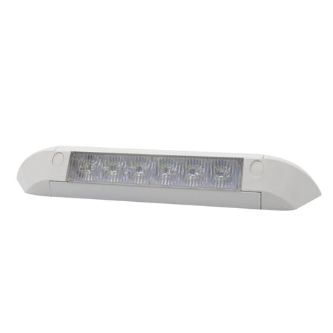 DC 12V 2.6W 6000K IP67 Marine RV Waterproof LED Stair Deck Dome Light Ceiling  Lamp, Aluminum Alloy Base, Aluminum Alloy Base