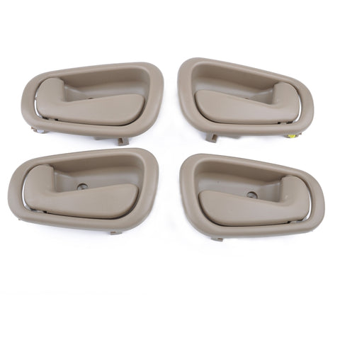 4 PCS Car Inner Door Handles 69205-02050 / 69206-02050 for Toyota Corolla 1998-2002, For Toyota Corolla