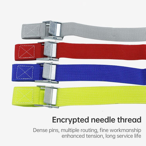 Car Tension Rope Luggage Strap Belt Auto Car Boat Fixed Strap with Alloy Buckle,Random Color Delivery, Size: 25mm x 1.5m, 1.5m